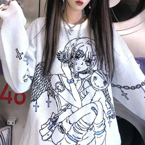 Fallen Angel Girl Sweater SD00901