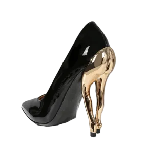 Fashionable Women's Strange Heels Pumps | Patent Leather