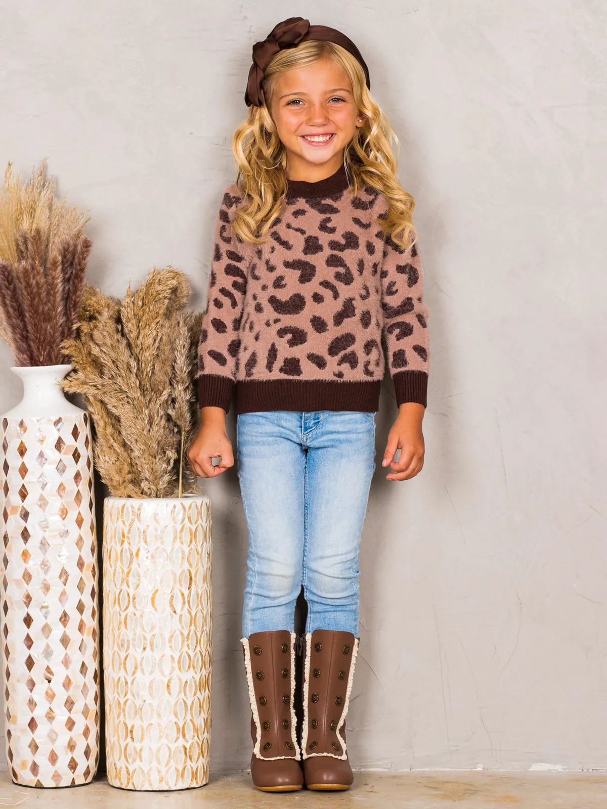 Fierce Fuzzy Leopard Sweater