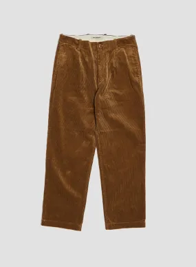 FOB Factory Corduroy Trousers Khaki