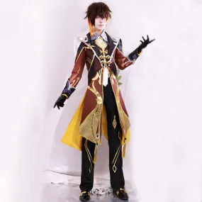 Genshin Impact Zhongli Cosplay Costume