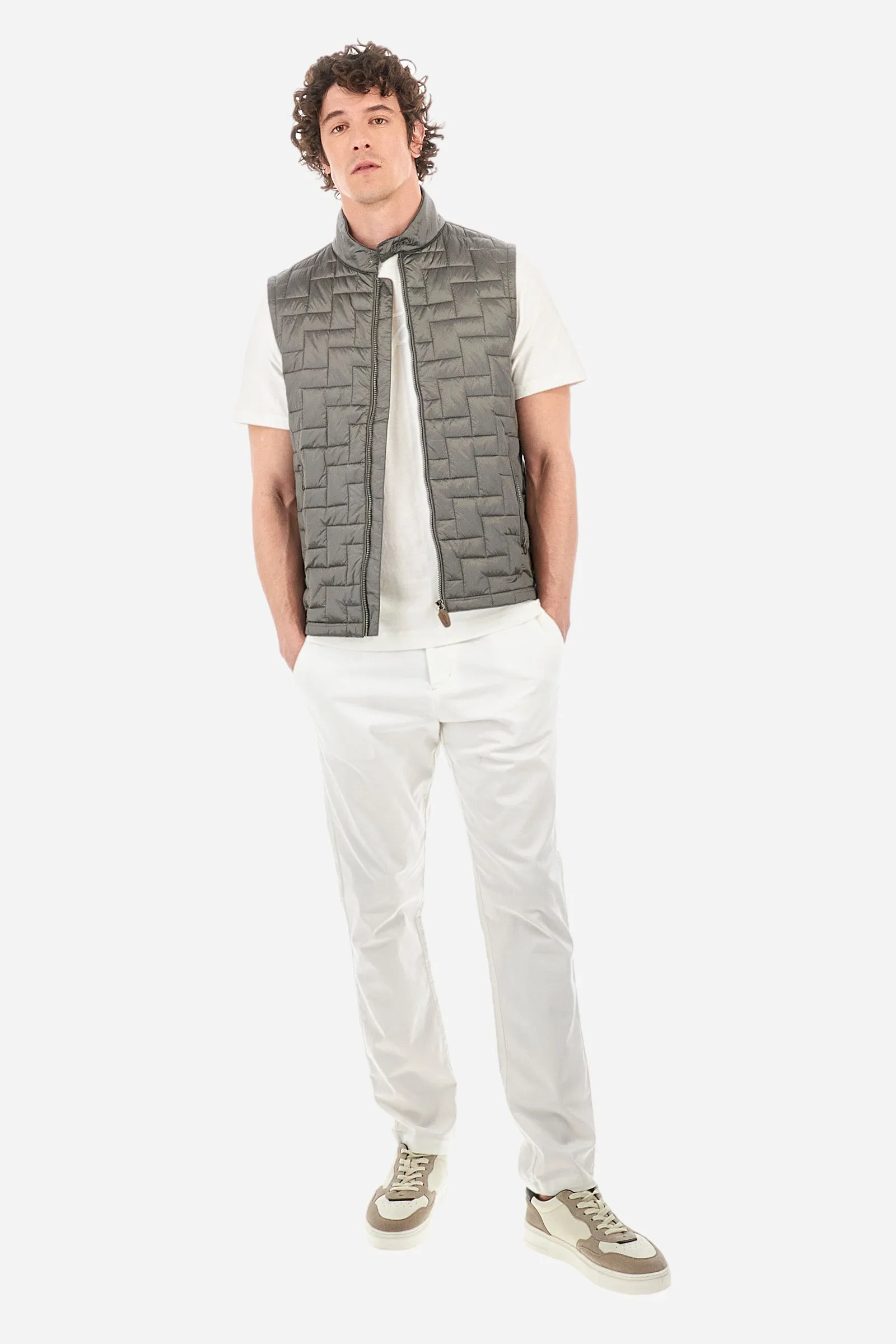 Gilet regular fit in tessuto sintetico - Yardlee