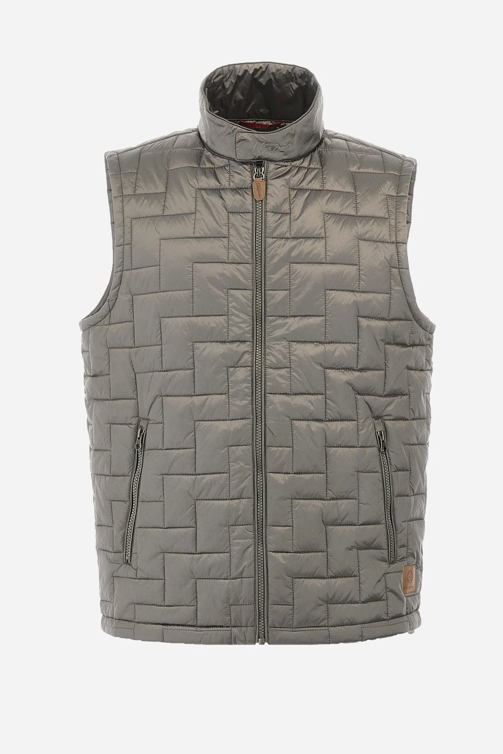 Gilet regular fit in tessuto sintetico - Yardlee