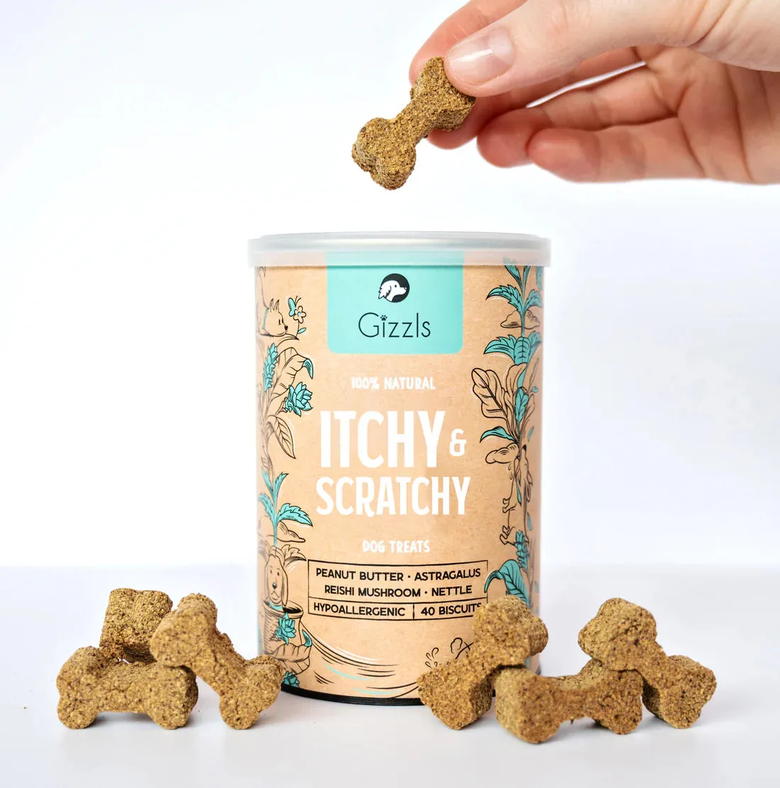 Gizzls - 100% Natural Dog Treats for Allergies and Immunity