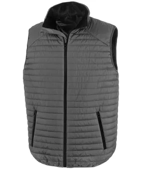 Grey/Black - Thermoquilt gilet