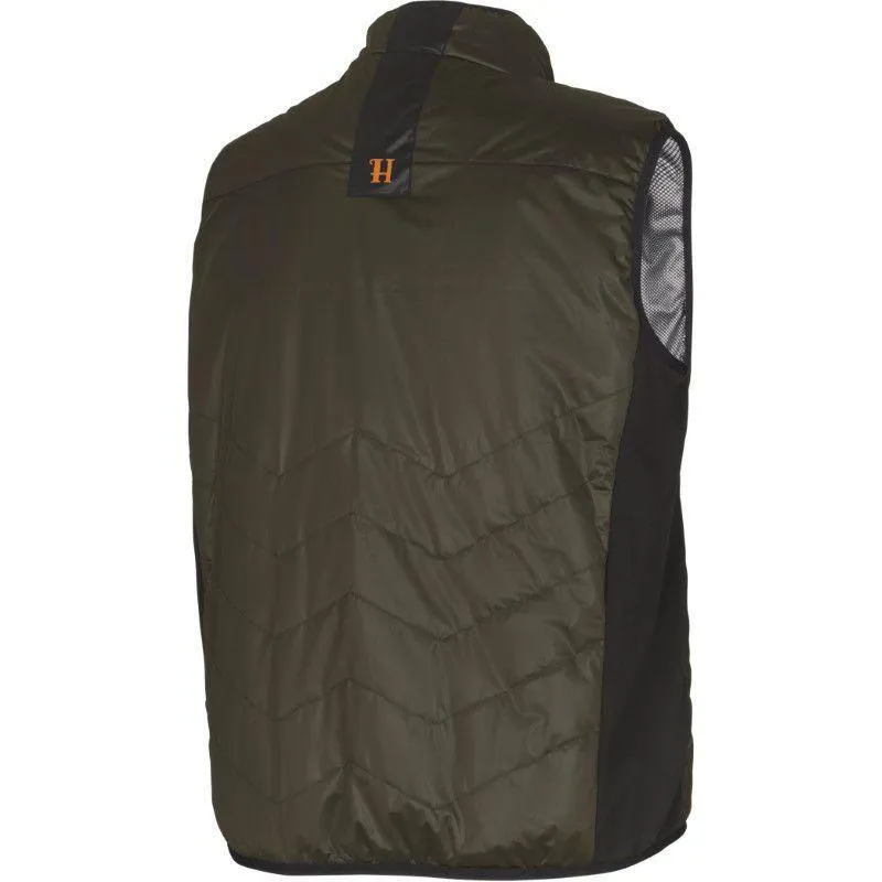 Harkila Heat Control Mens Gilet - Willow Green/ Black