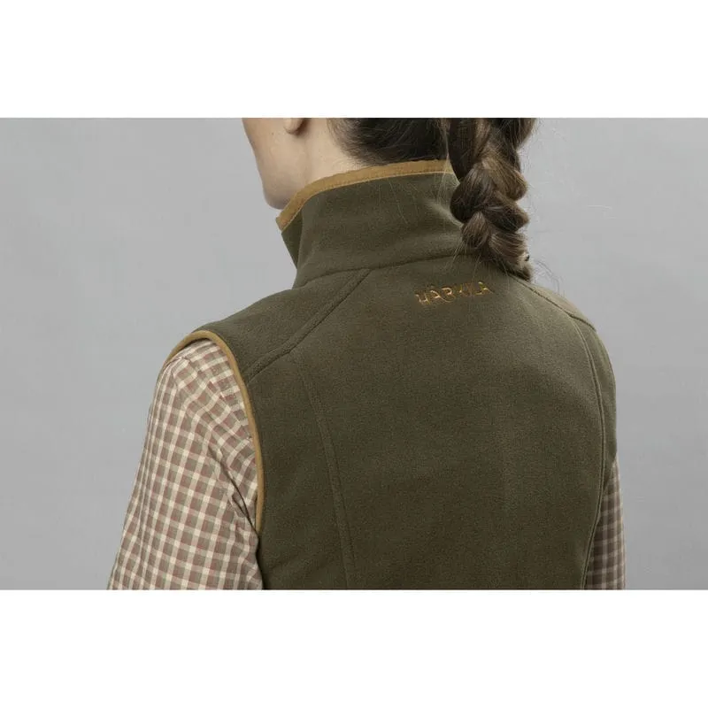 Harkila Sandhem 200 Ladies Fleece Gilet - Willow Green