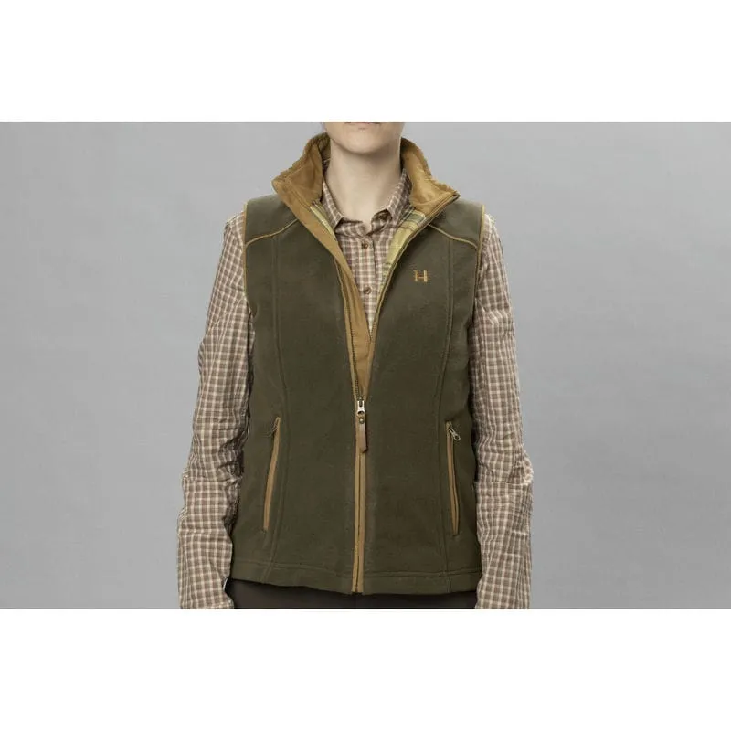 Harkila Sandhem 200 Ladies Fleece Gilet - Willow Green