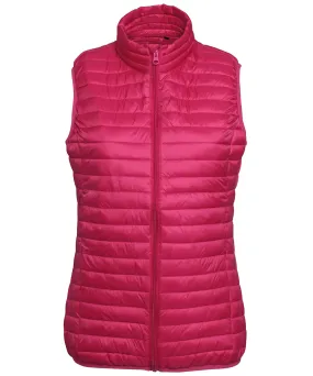 Hot Pink - Women's tribe fineline padded gilet