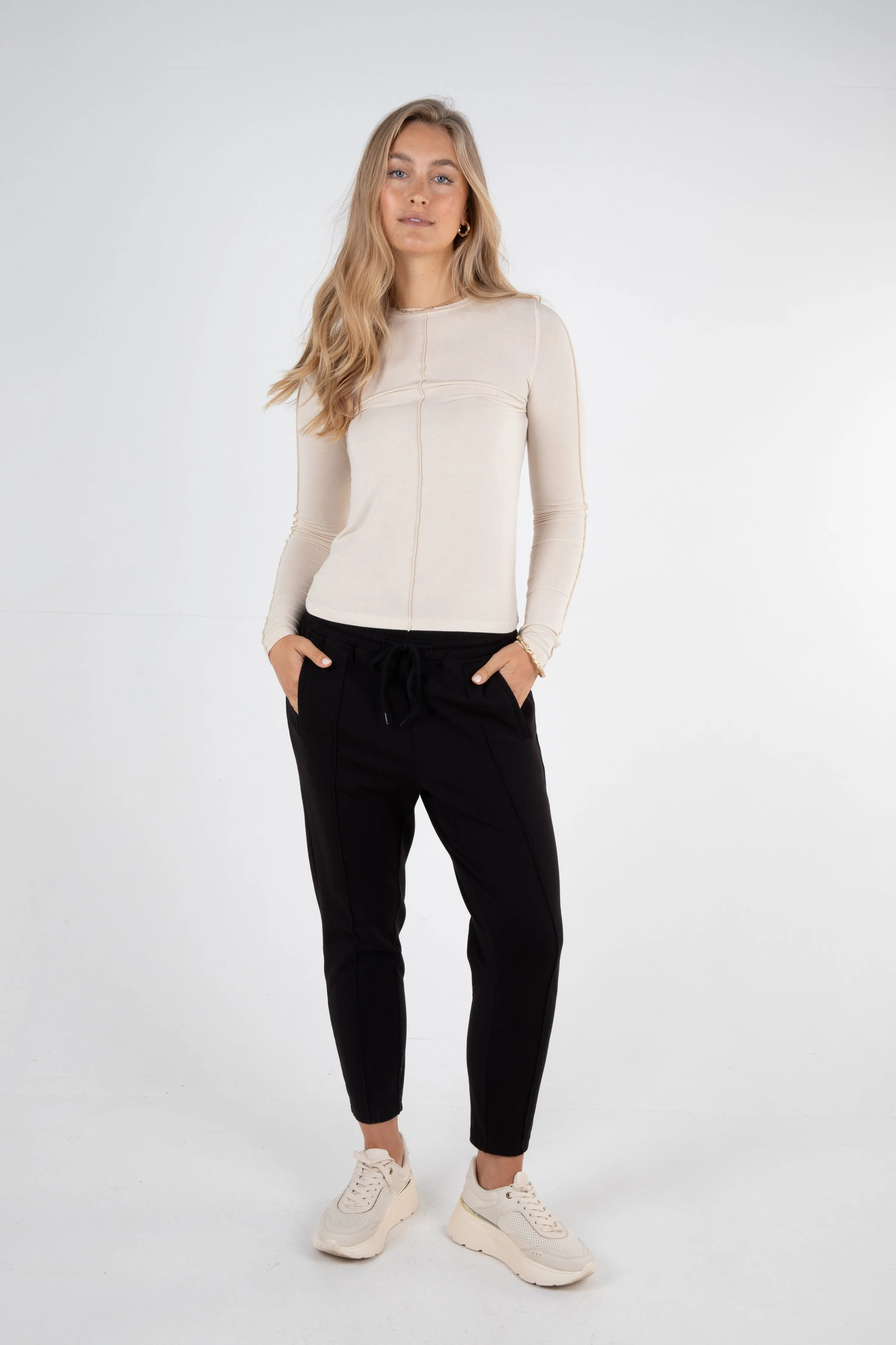 JAMIE TRACK PANT - BLACK