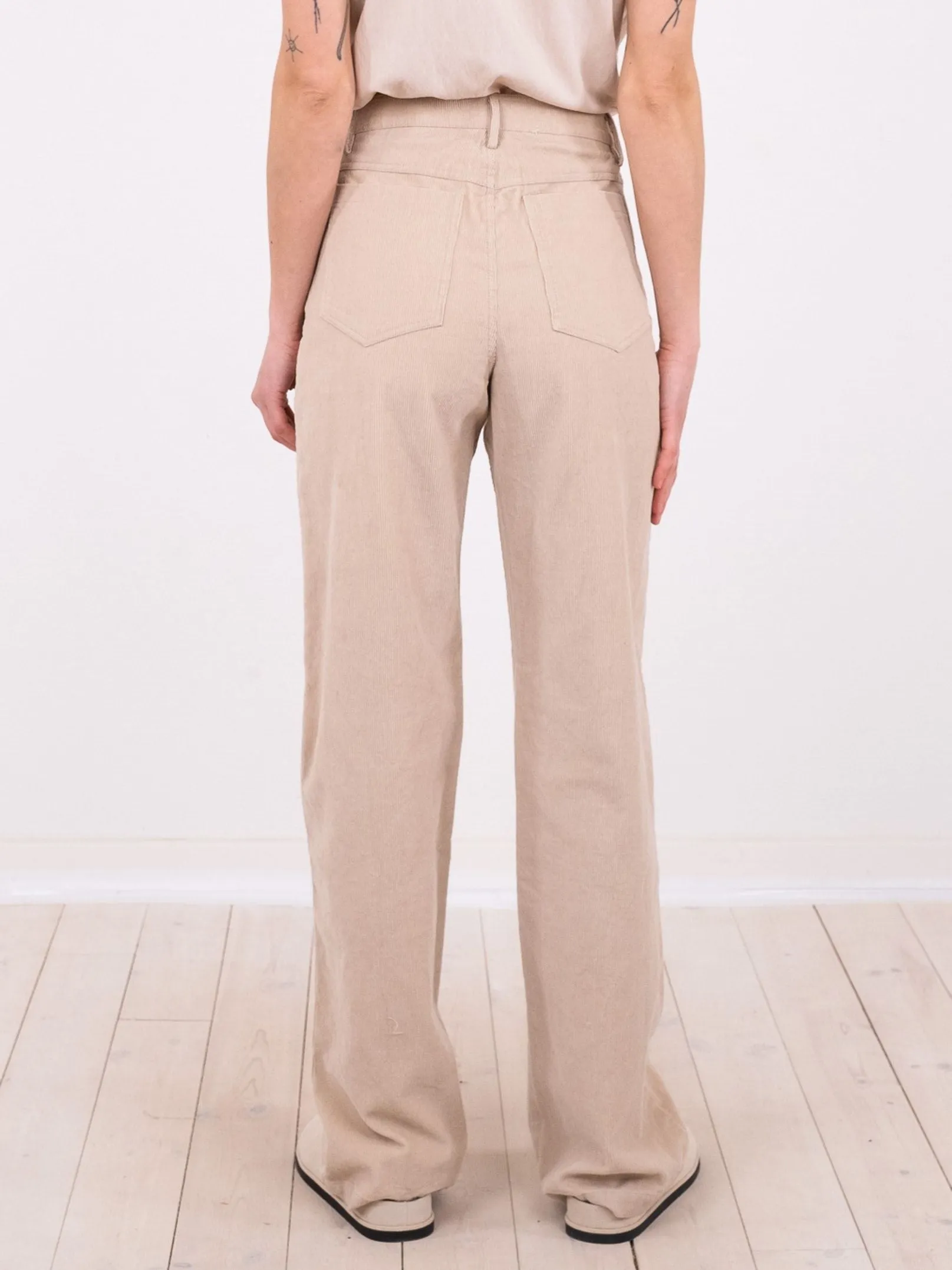 Jennifer Corduroy Pants - Sand