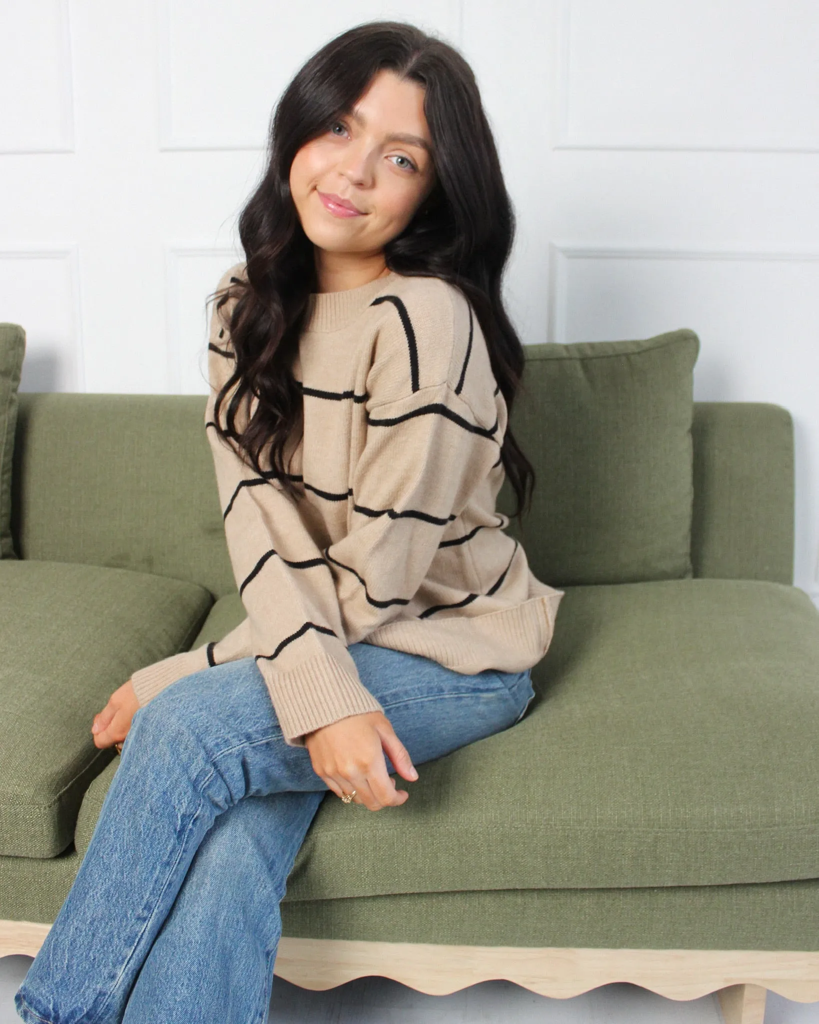 Kendra Striped Sweater