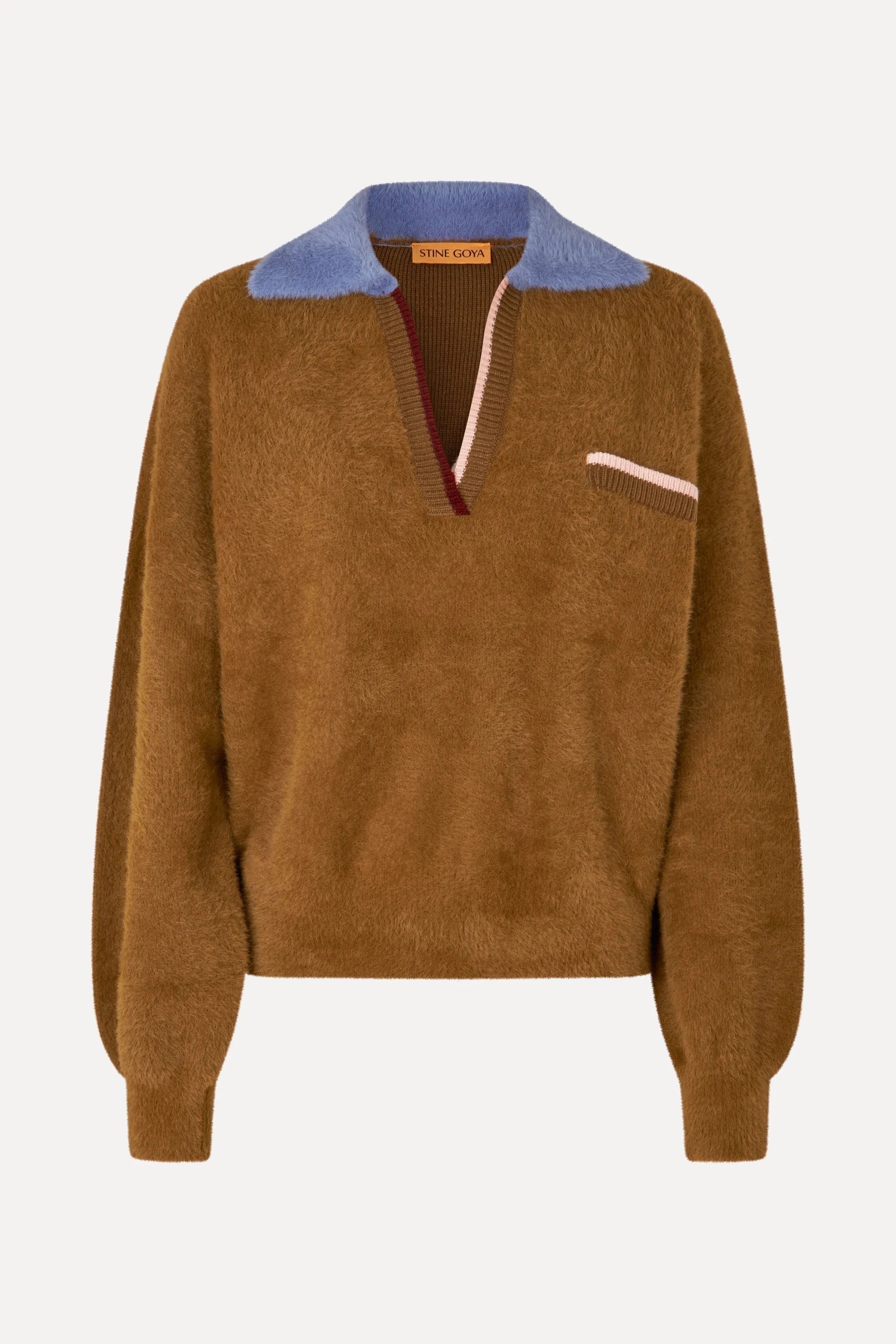 Knit Polo - Partridge Brown