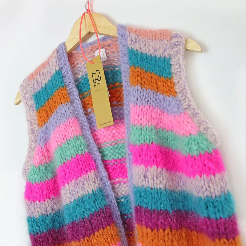 Knitting Kit – MYPZ Chunky Mohair Gilet Kiss No.10 (ENG-NL)