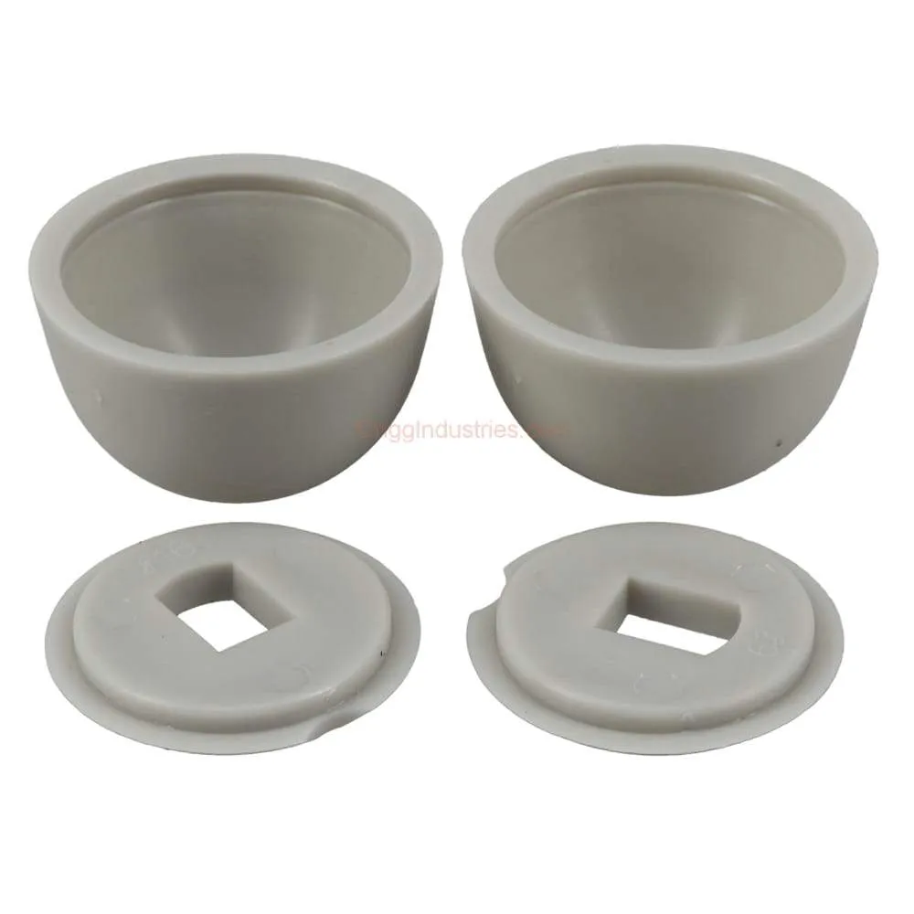 Kohler Genuine 1013092-95 Bolt Caps Ice Grey