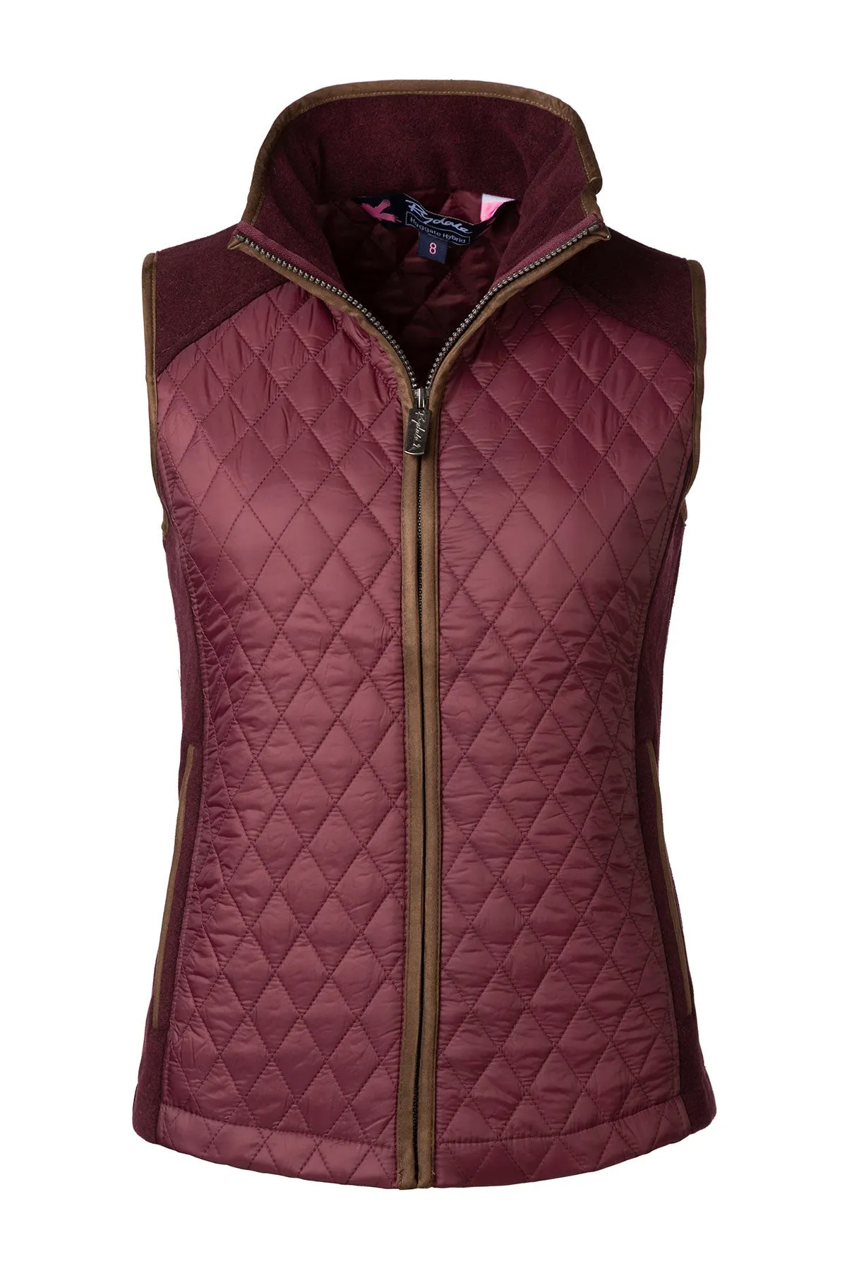 Ladies Diamond Quilted Hybrid Gilet - Huggate