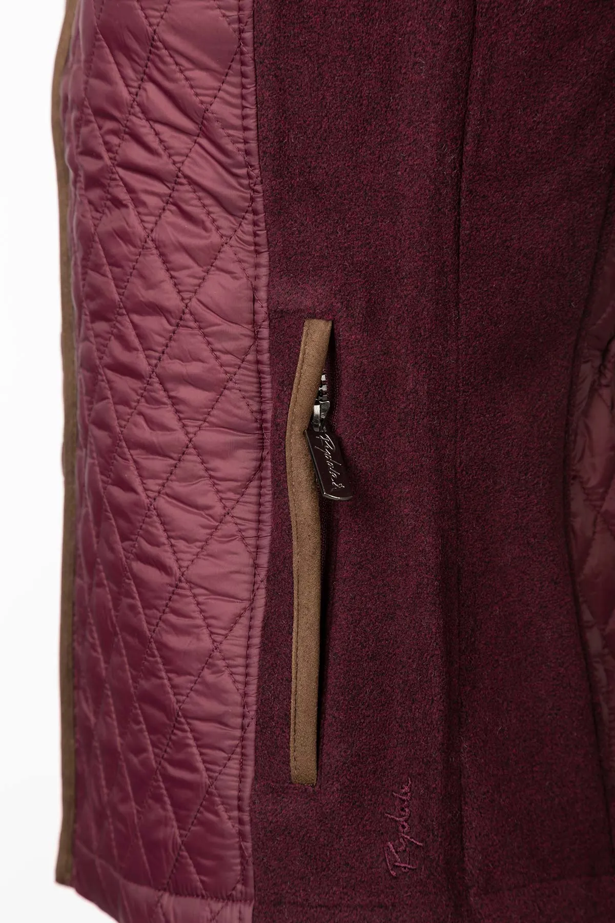 Ladies Diamond Quilted Hybrid Gilet - Huggate