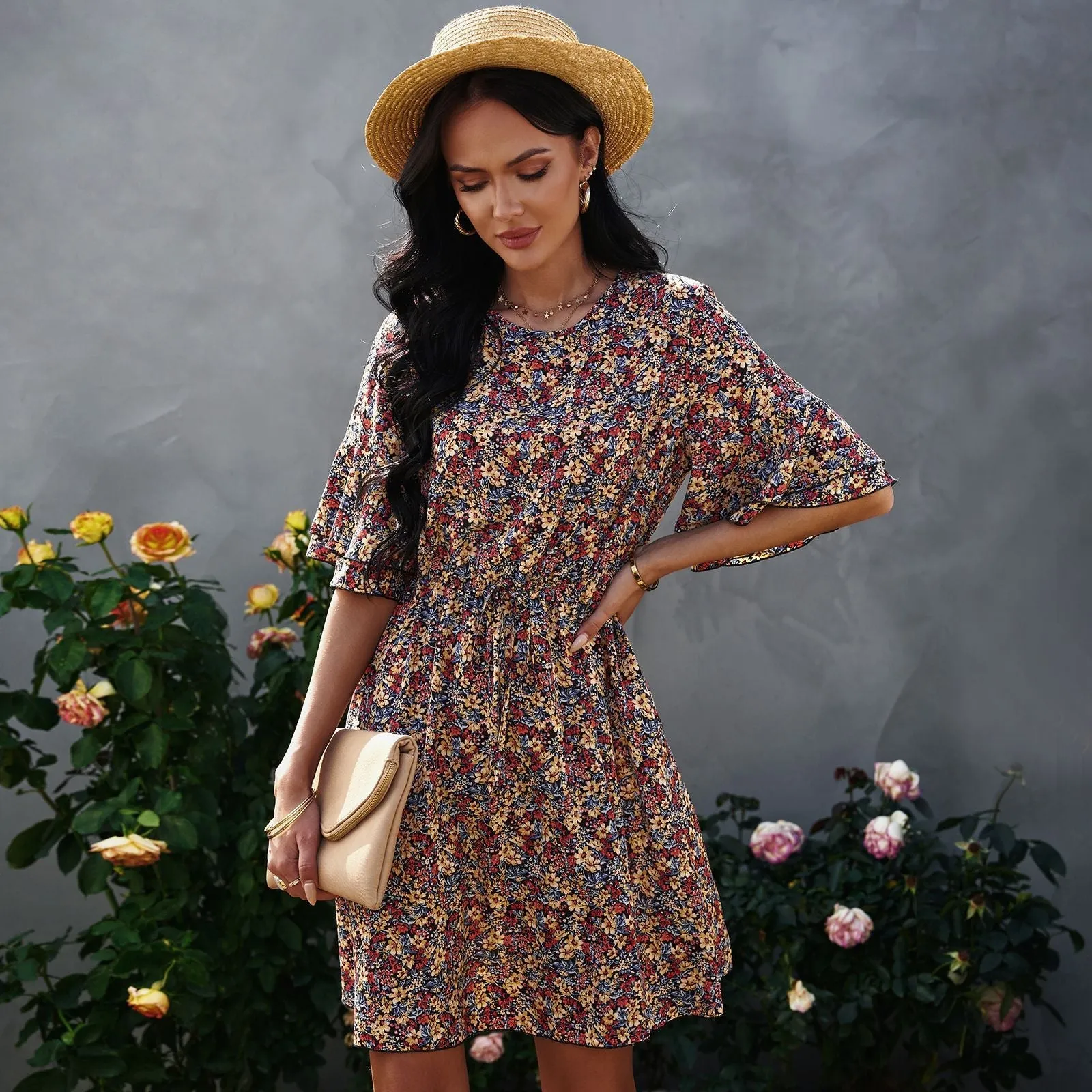 Lainie Floral Tie Dress