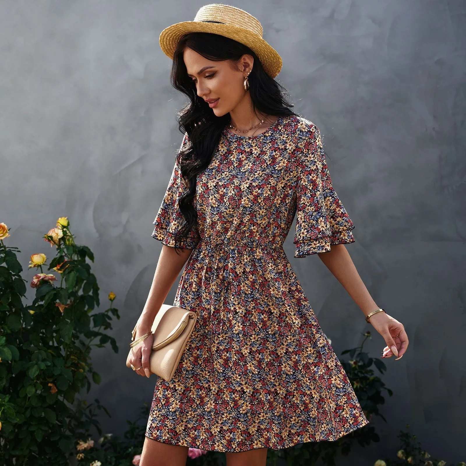 Lainie Floral Tie Dress