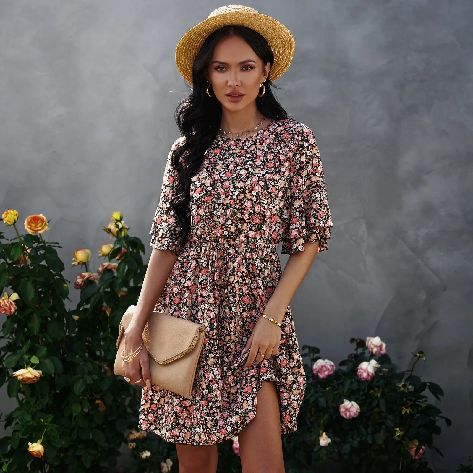 Lainie Floral Tie Dress