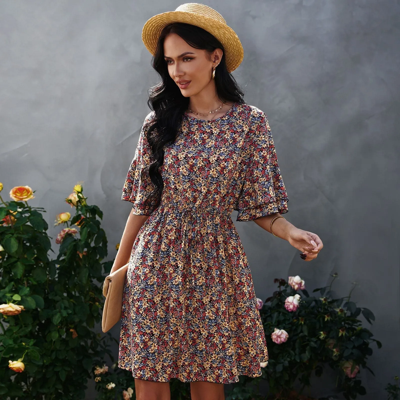 Lainie Floral Tie Dress