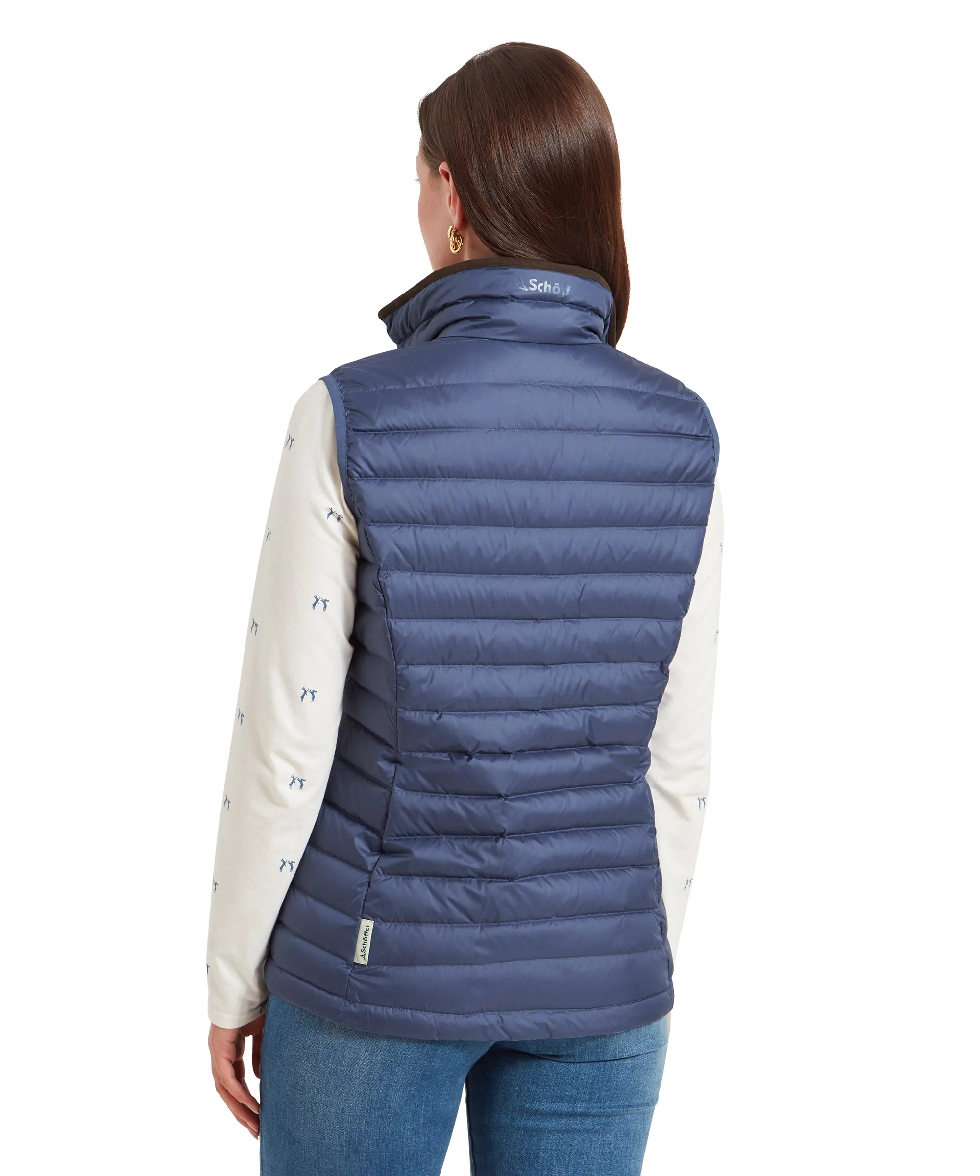 Launde Down Gilet - Stone Blue