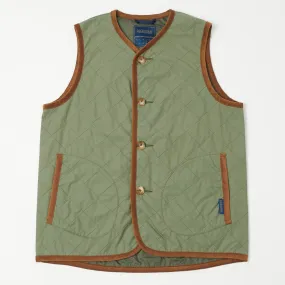 Lavenham Unwadded Gilet - Army Green