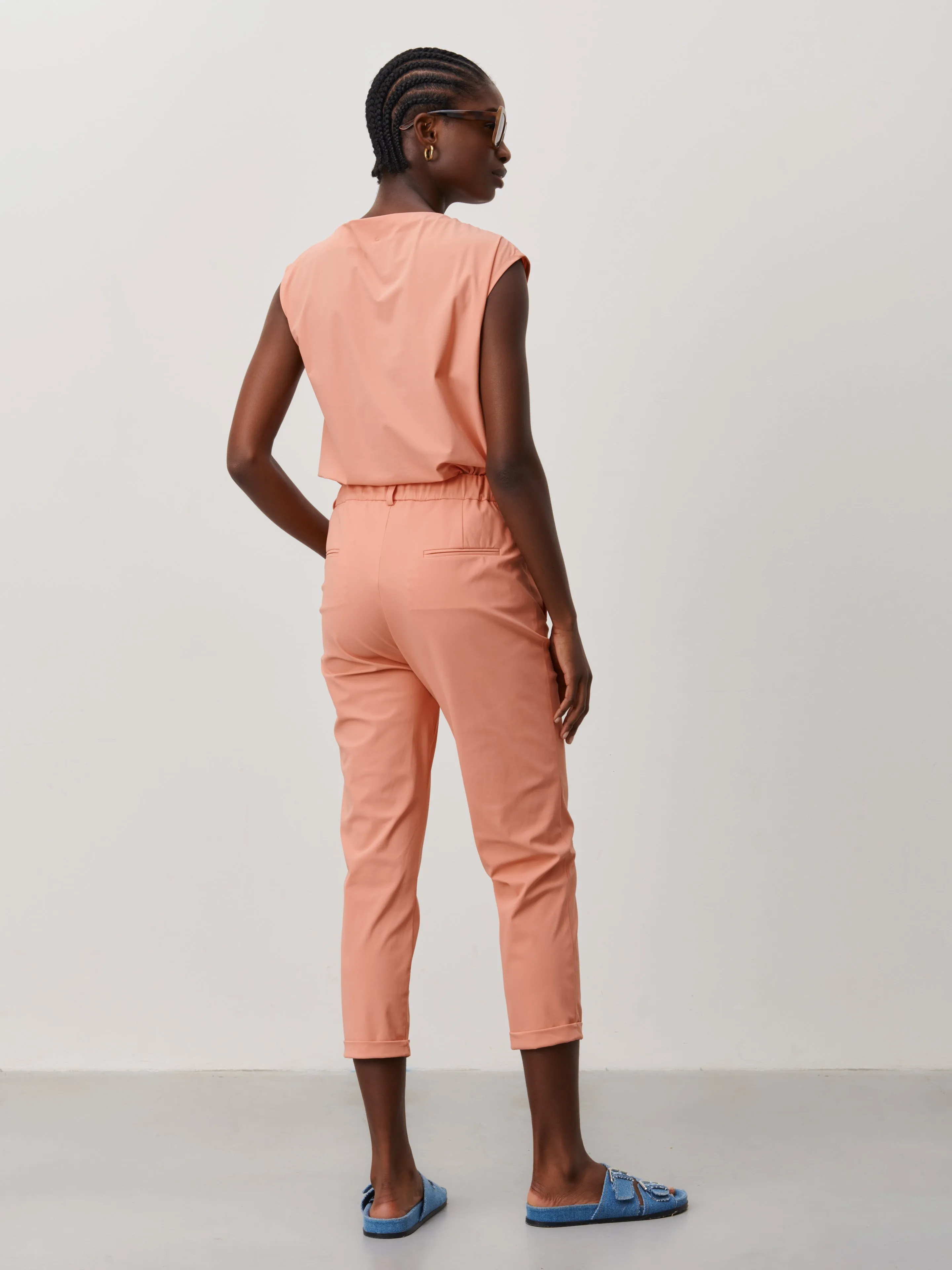 Lena Pants Technical Jersey | Apricot