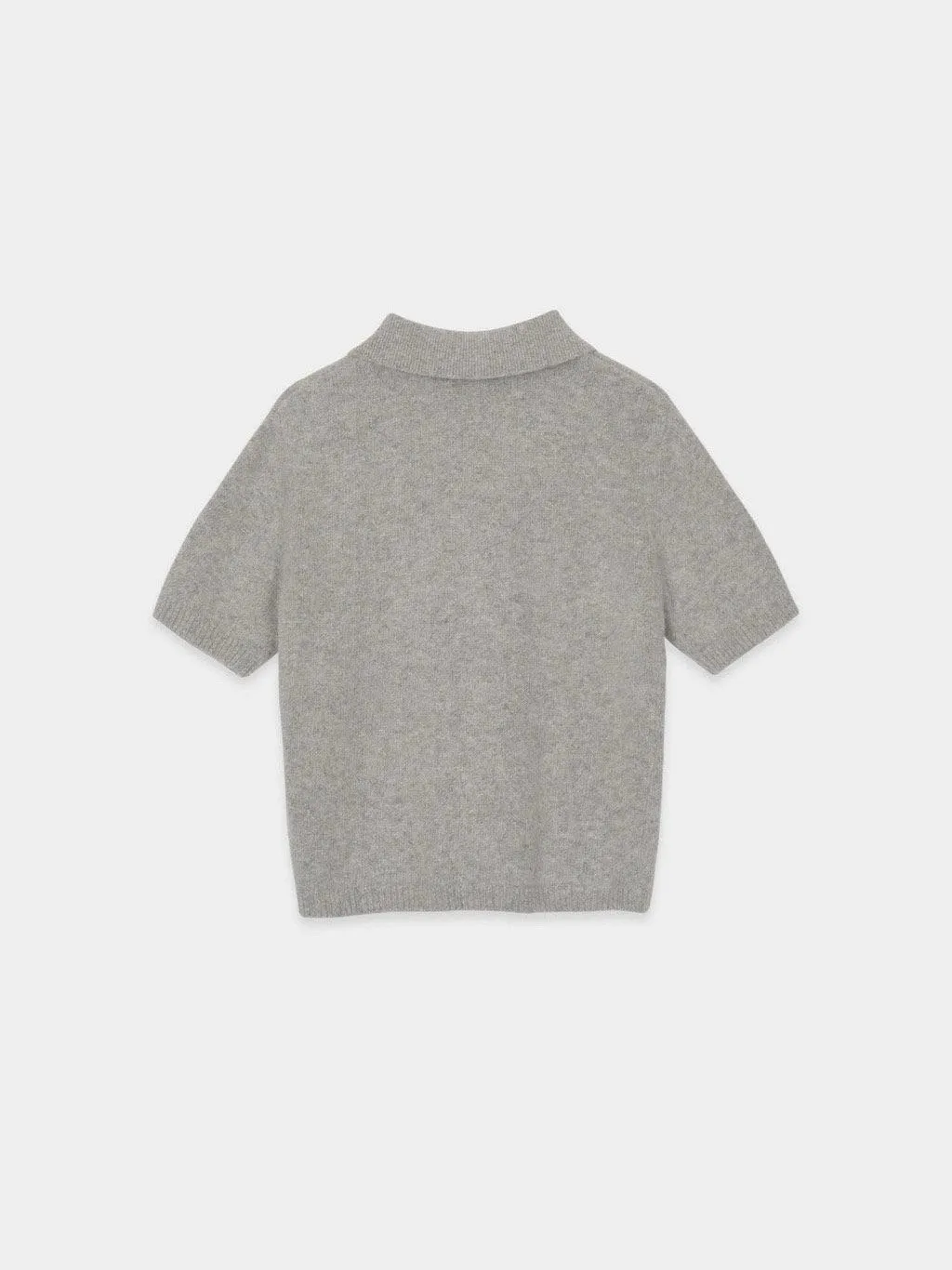 Luxe Raccoon Knit Polo