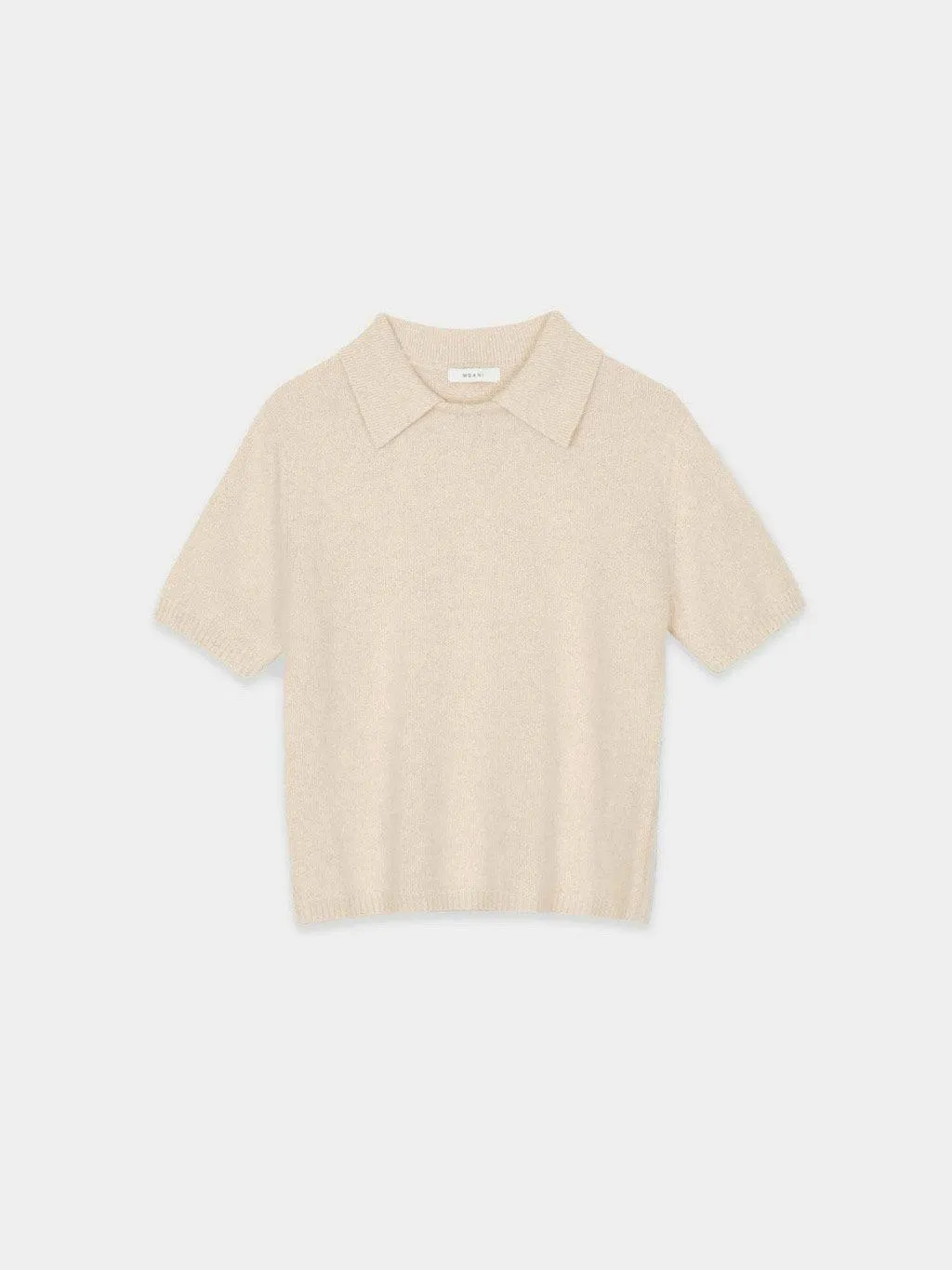 Luxe Raccoon Knit Polo