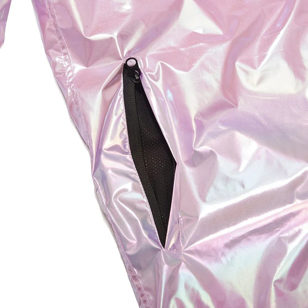 MELLOW SUPER WIDE VENTILATION PANTS HOLOGRAM PINK