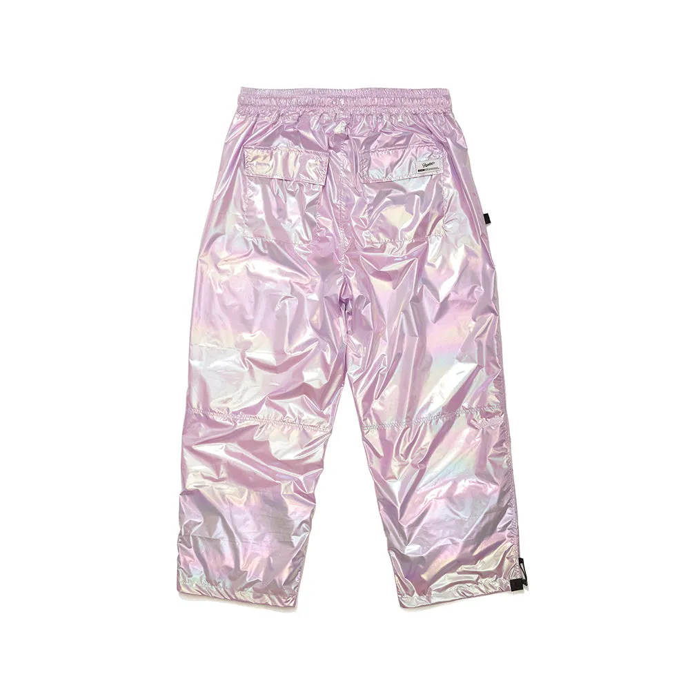 MELLOW SUPER WIDE VENTILATION PANTS HOLOGRAM PINK