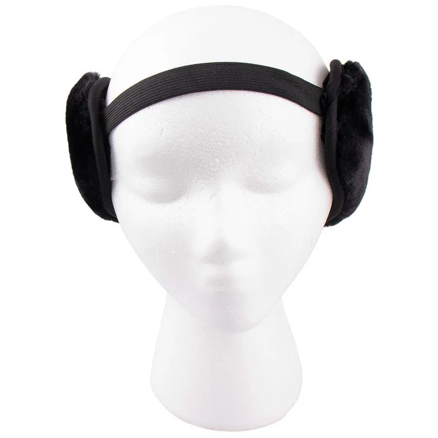 Mens Rubber Velour Ear Muffs