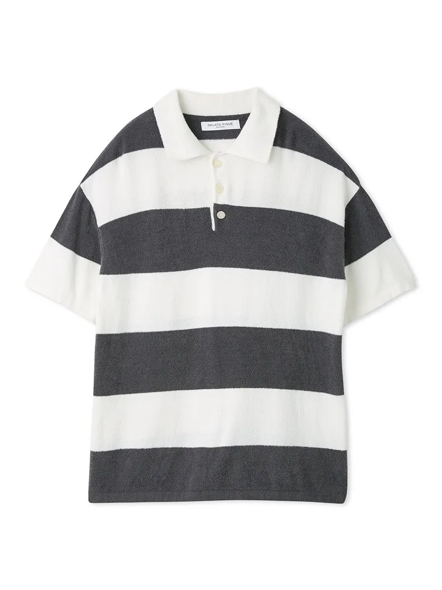 MEN'S Smoothie Relax Fit Striped Polo Shirt