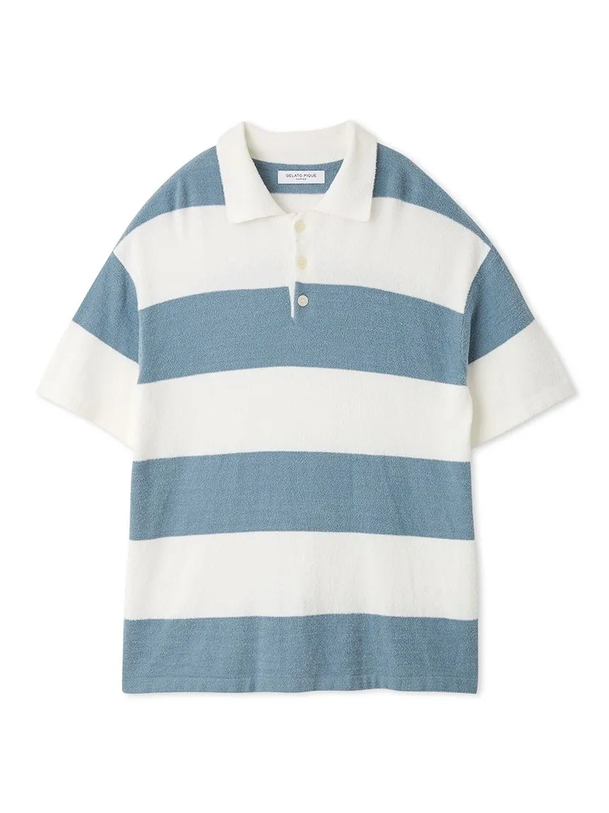 MEN'S Smoothie Relax Fit Striped Polo Shirt