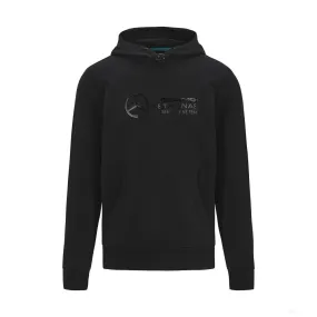 Mercedes Sweater, Stealth Logo, Black, 2022