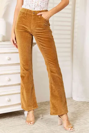 Mid Rise Corduroy Pants