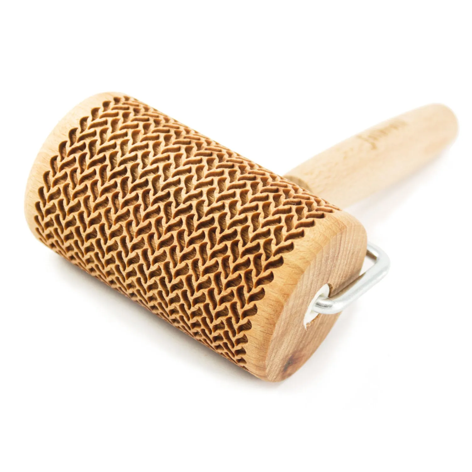 Mini Engraved Rolling Pin - Wheat Ear Pattern