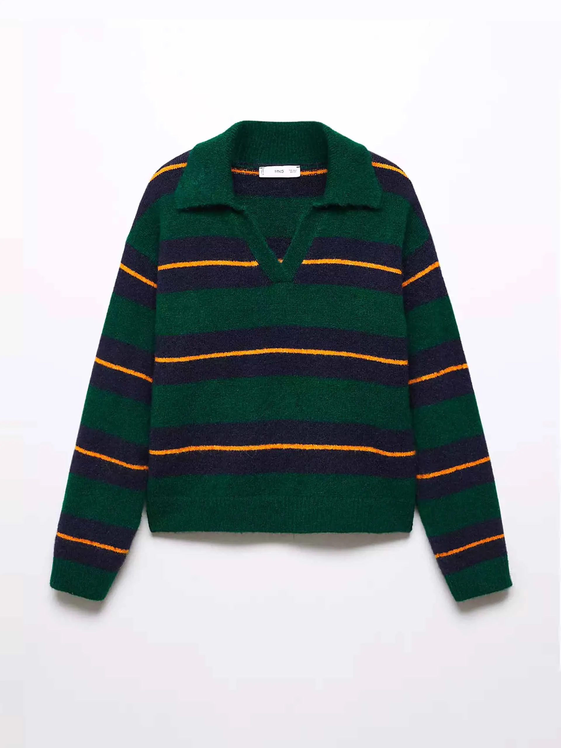 Mosco striped polo neck sweater