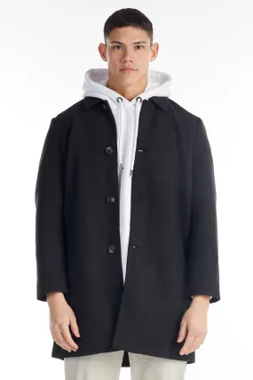 nANA jUDY Mens Butler Coat Black