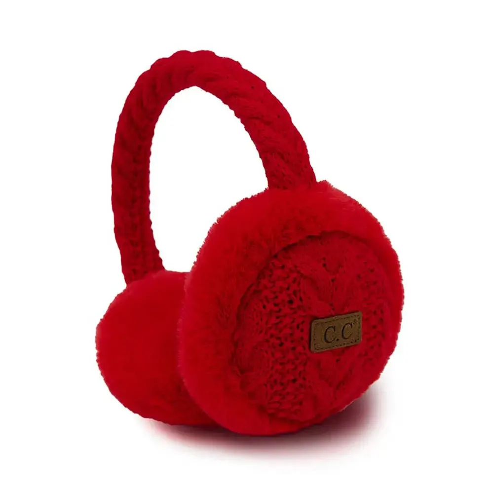 Noonan Cable Knit Ear Muffs