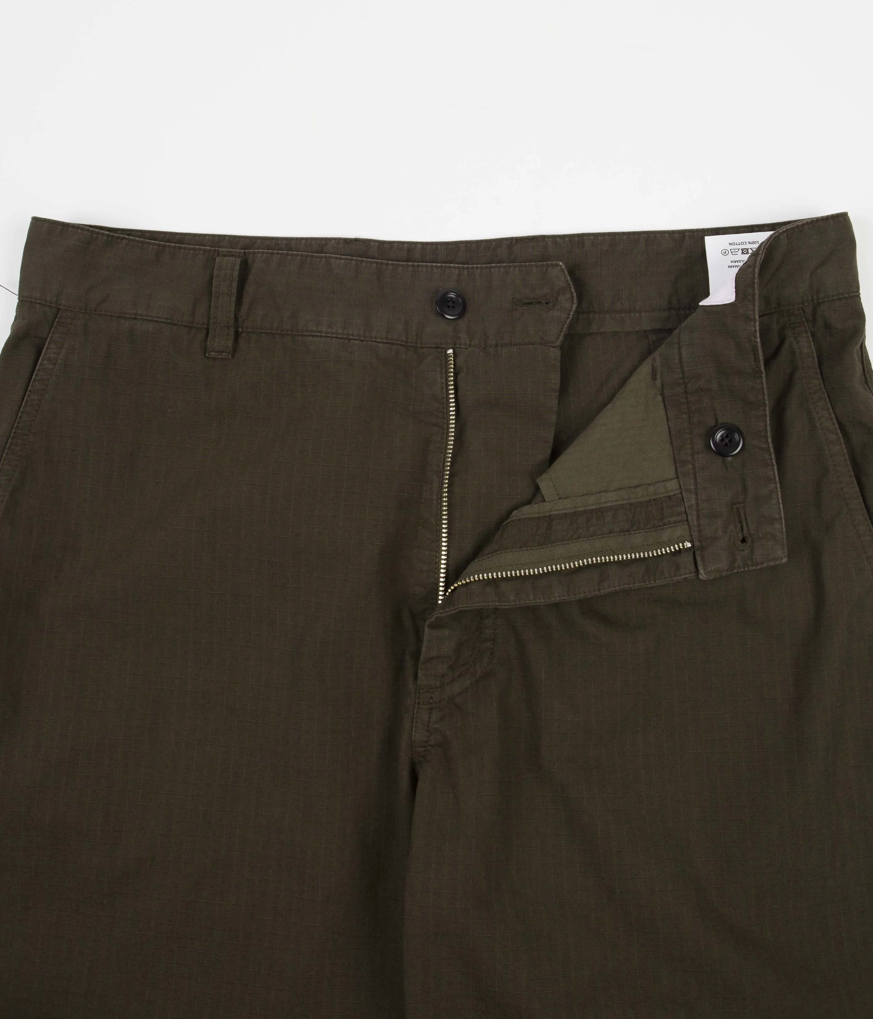 Norse Projects Lukas Ripstop Fatigue Trousers - Beech Green