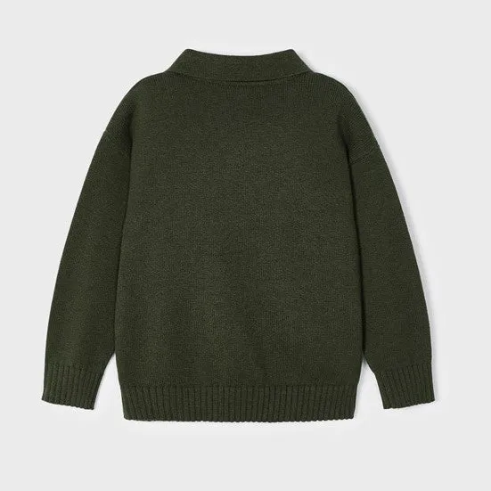 Olive Polo Sweater