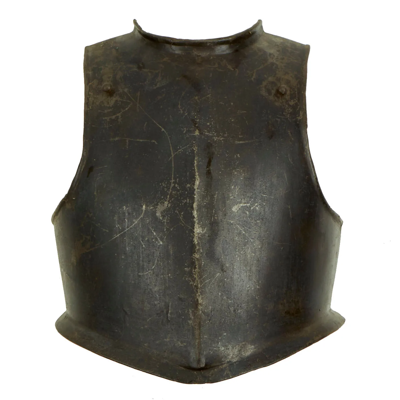 Original British 17th Century English Civil War Harquebusier Cavalry Half Armor Set With Sword - Circa 1640