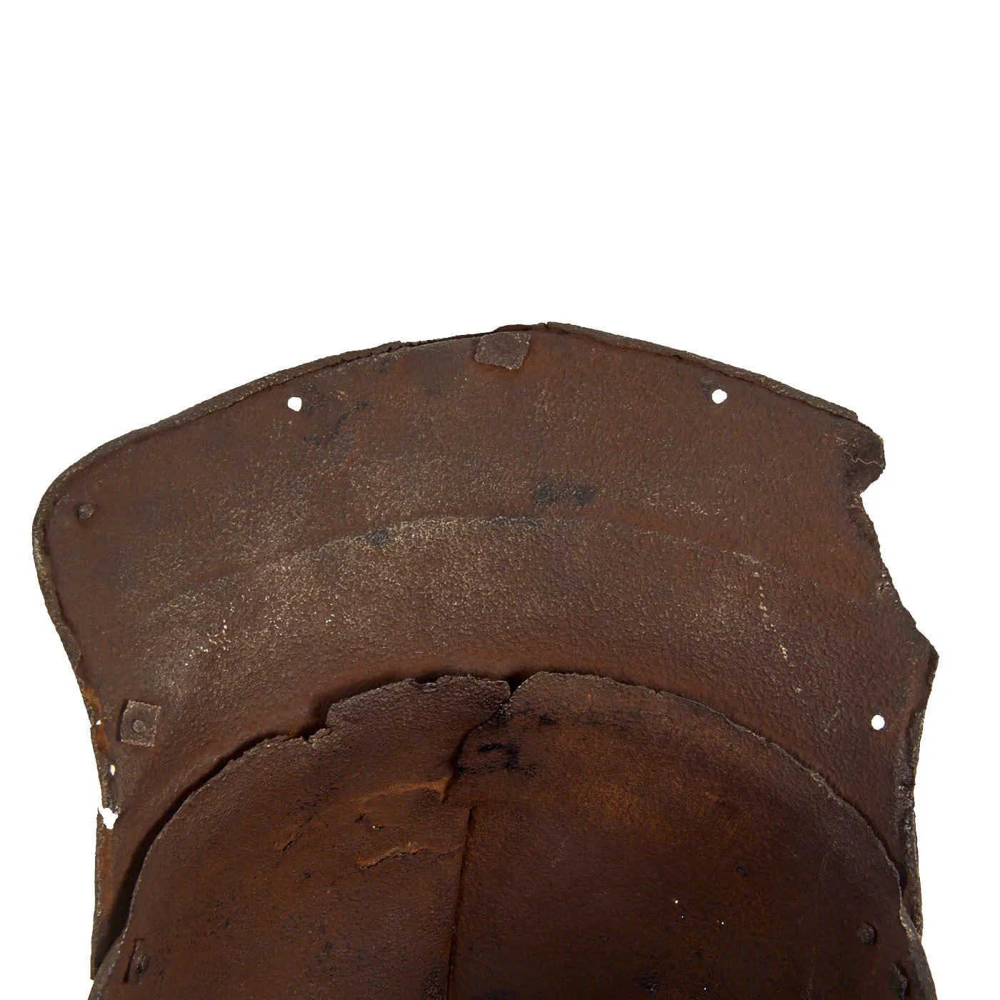 Original British 17th Century English Civil War Harquebusier Cavalry Lobster-Tailed Pot Helmet - Circa 1640