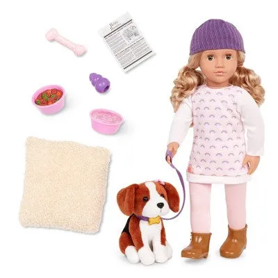 Our Generation Ember & Elsie 18" Doll & Pet Set