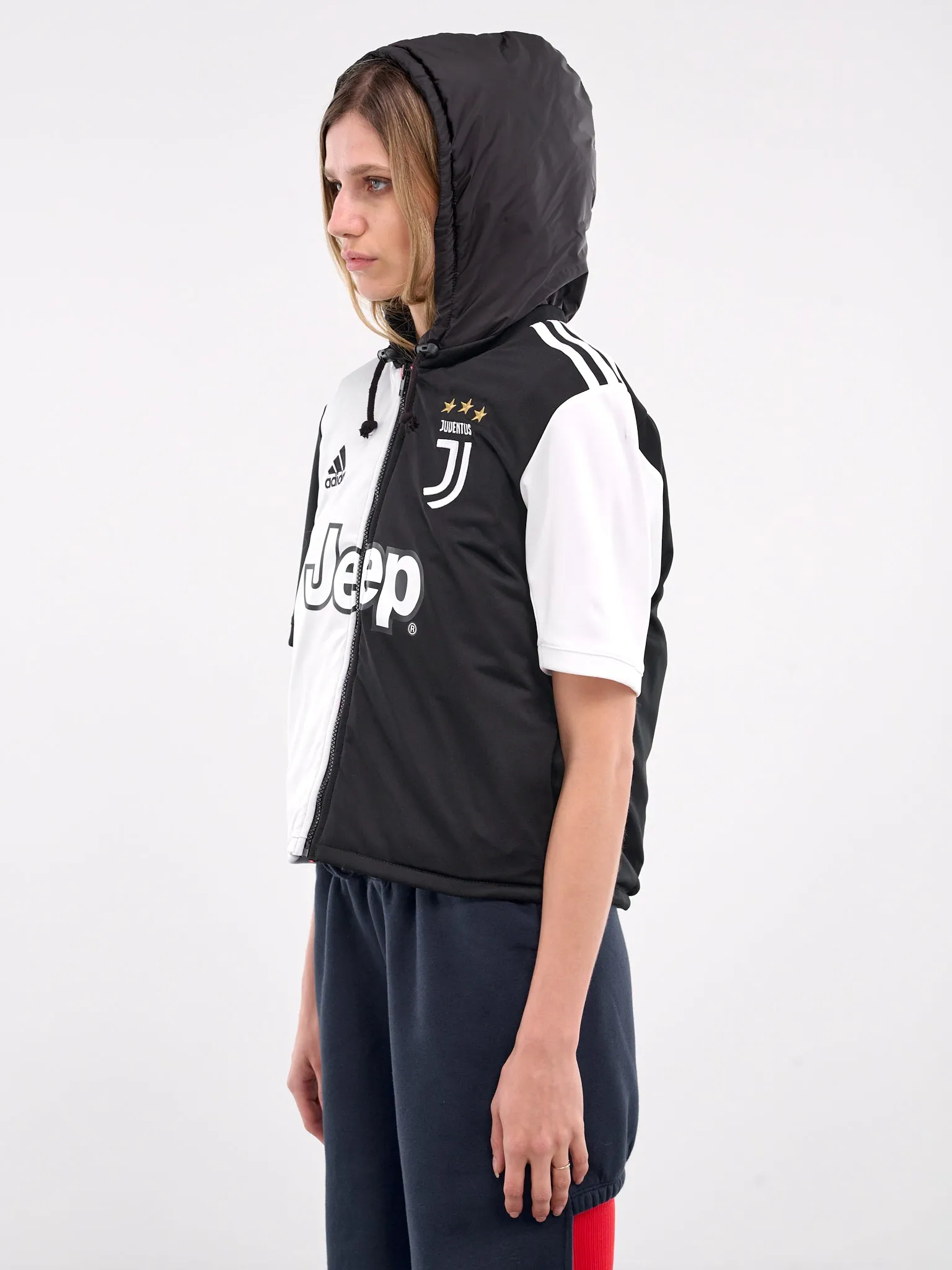 Padded Football Gilet (PT06TO01US-BLACK)