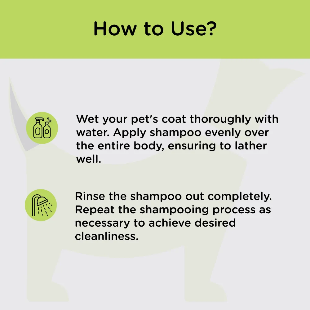 Papa Pawsome Shine O' Pup Tear Free Shampoo with Conditioner for Dogs