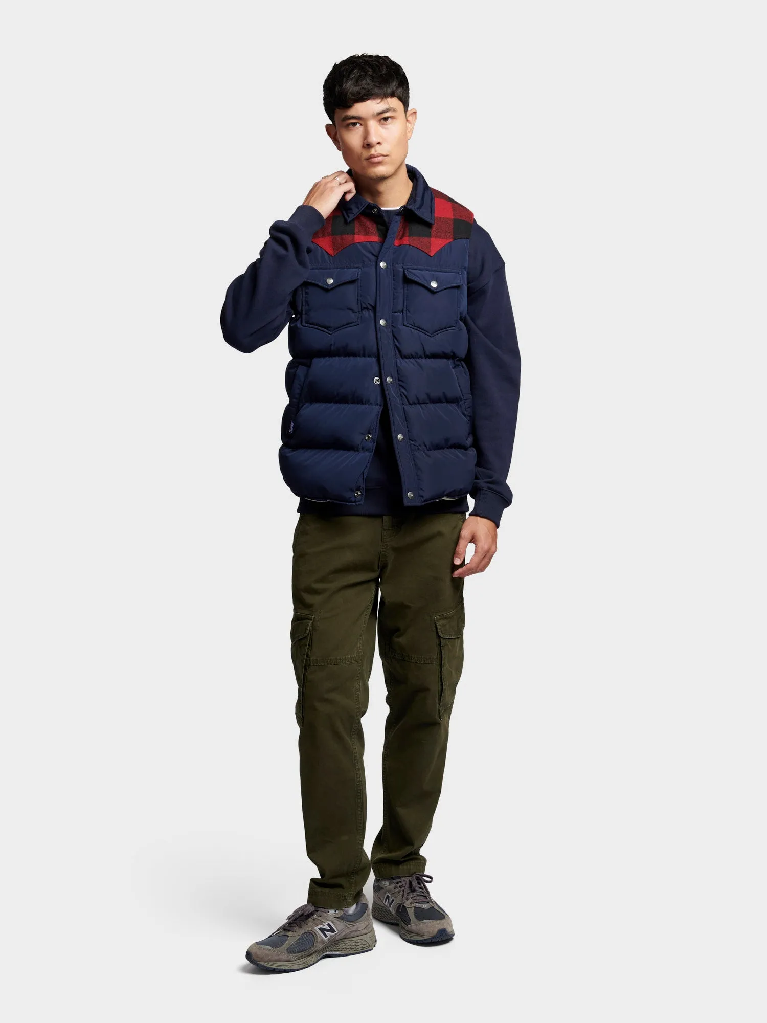 Penfield Mens Rockford Vest Navy Blue