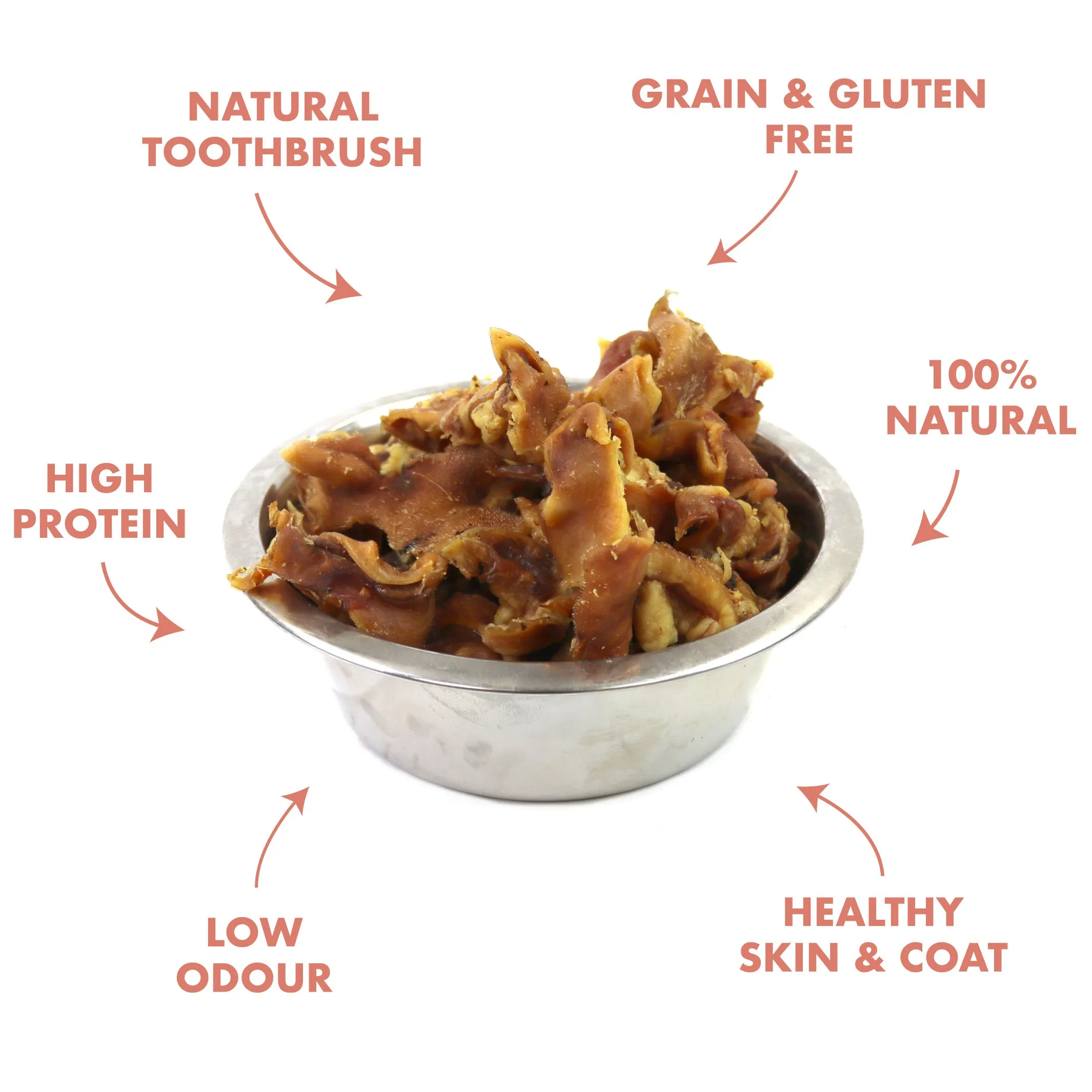 Pigs Ear Strip Dog Treats